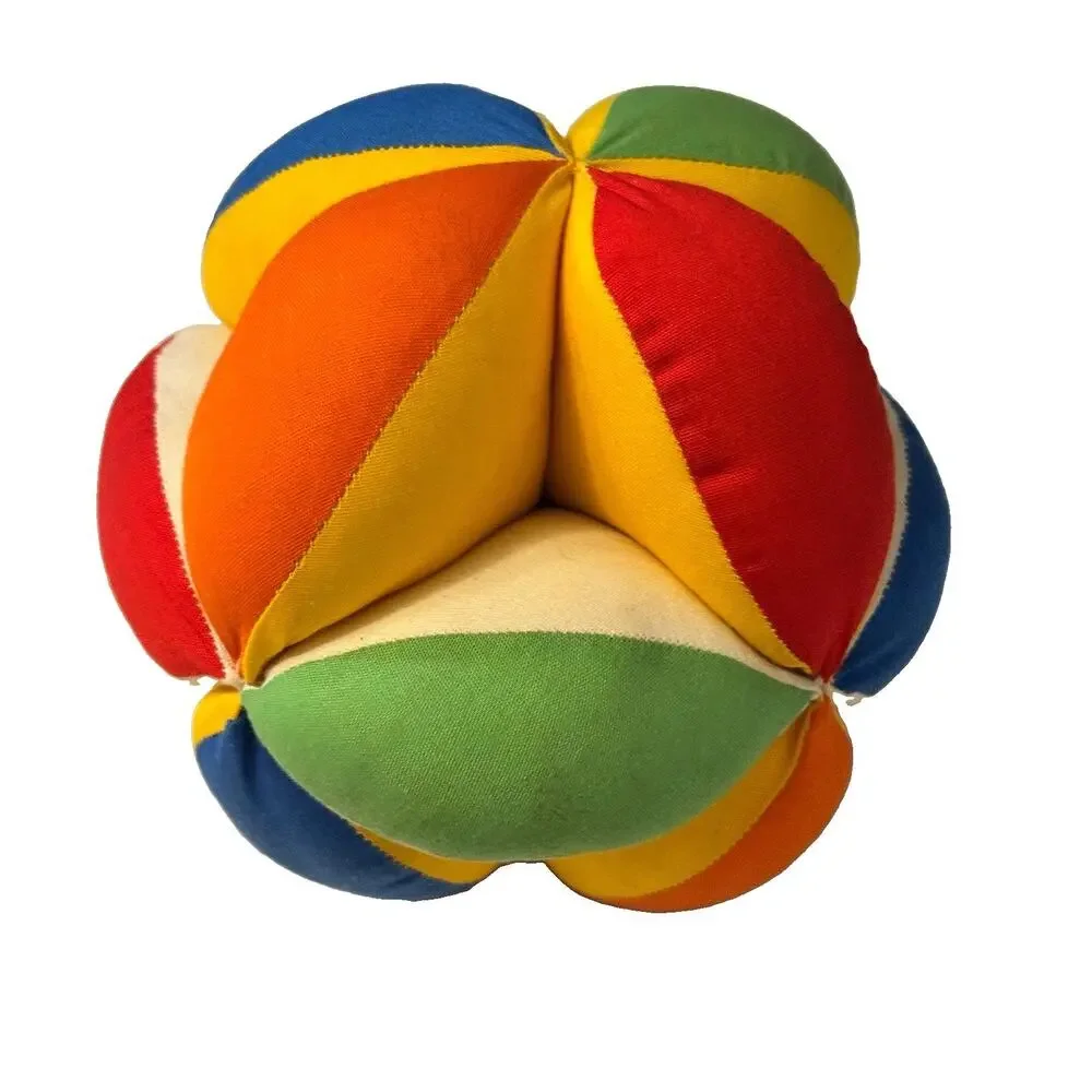 Baby Montessori Puzzle Grab Ball Sensory Clutch Pre-school Learning Toy Vibrant